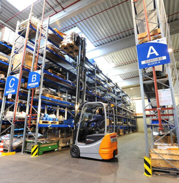 Barierki ochronne do magazynu