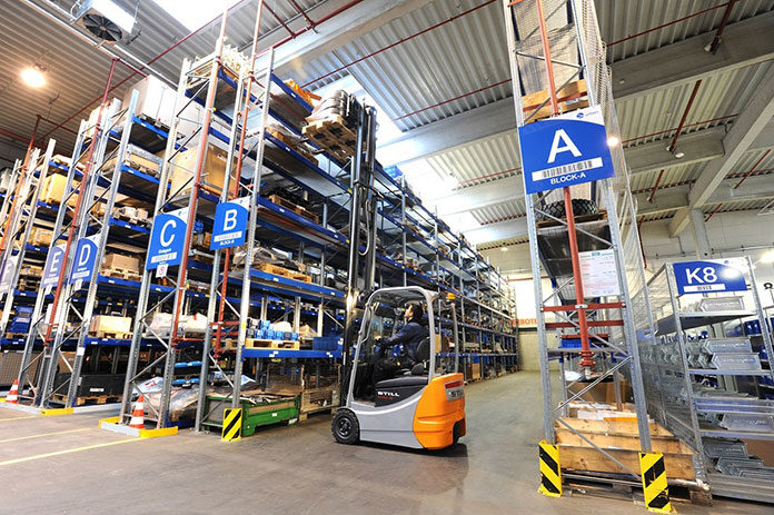 Barierki ochronne do magazynu